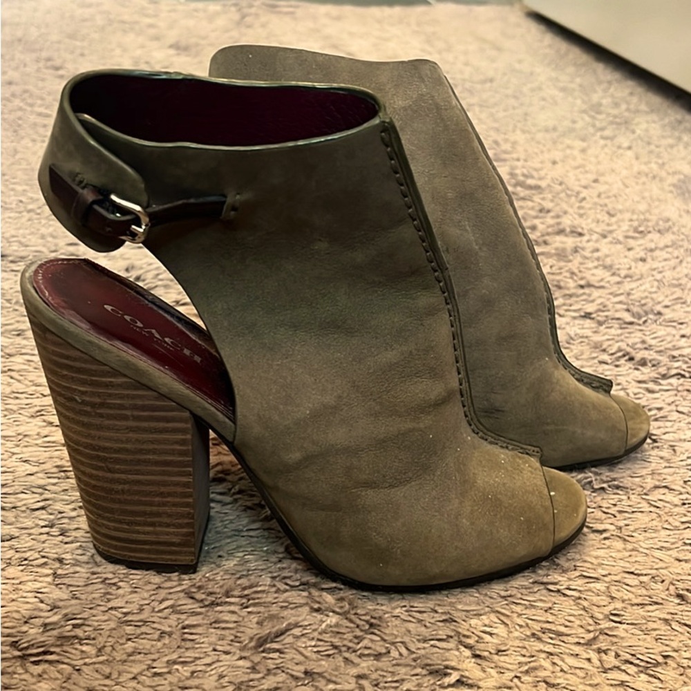 Coach Size 8.5 Suede Bootie